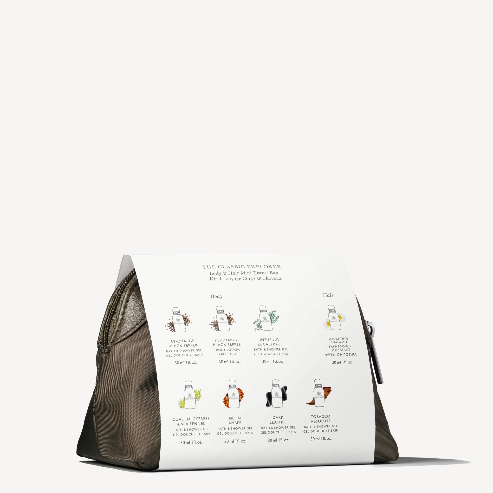 Molton Brown The Classic Explorer Body & Hair Mini Travel Bag