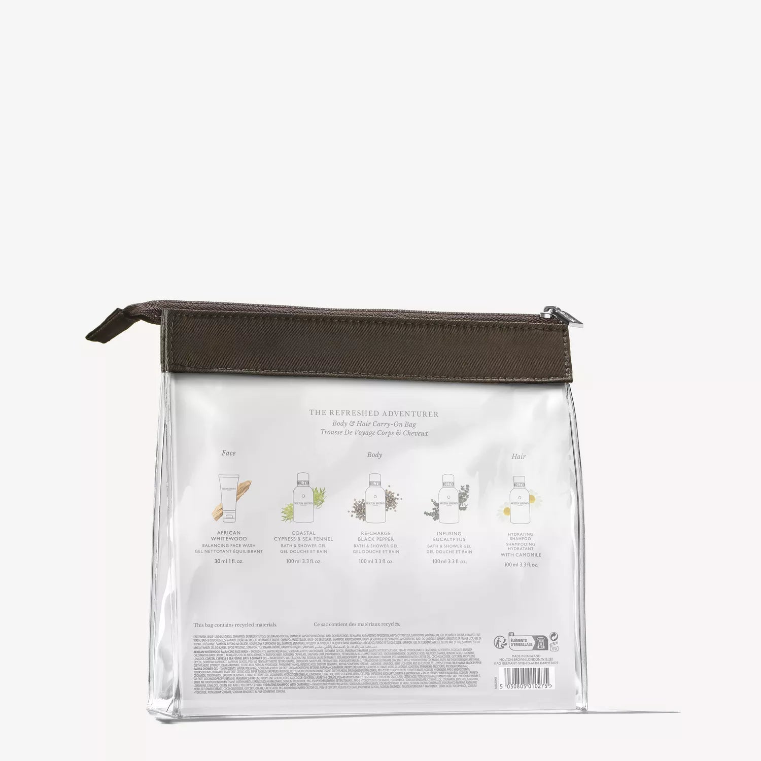 The Refreshed Adventurer Body & Hair Carry-On Bag