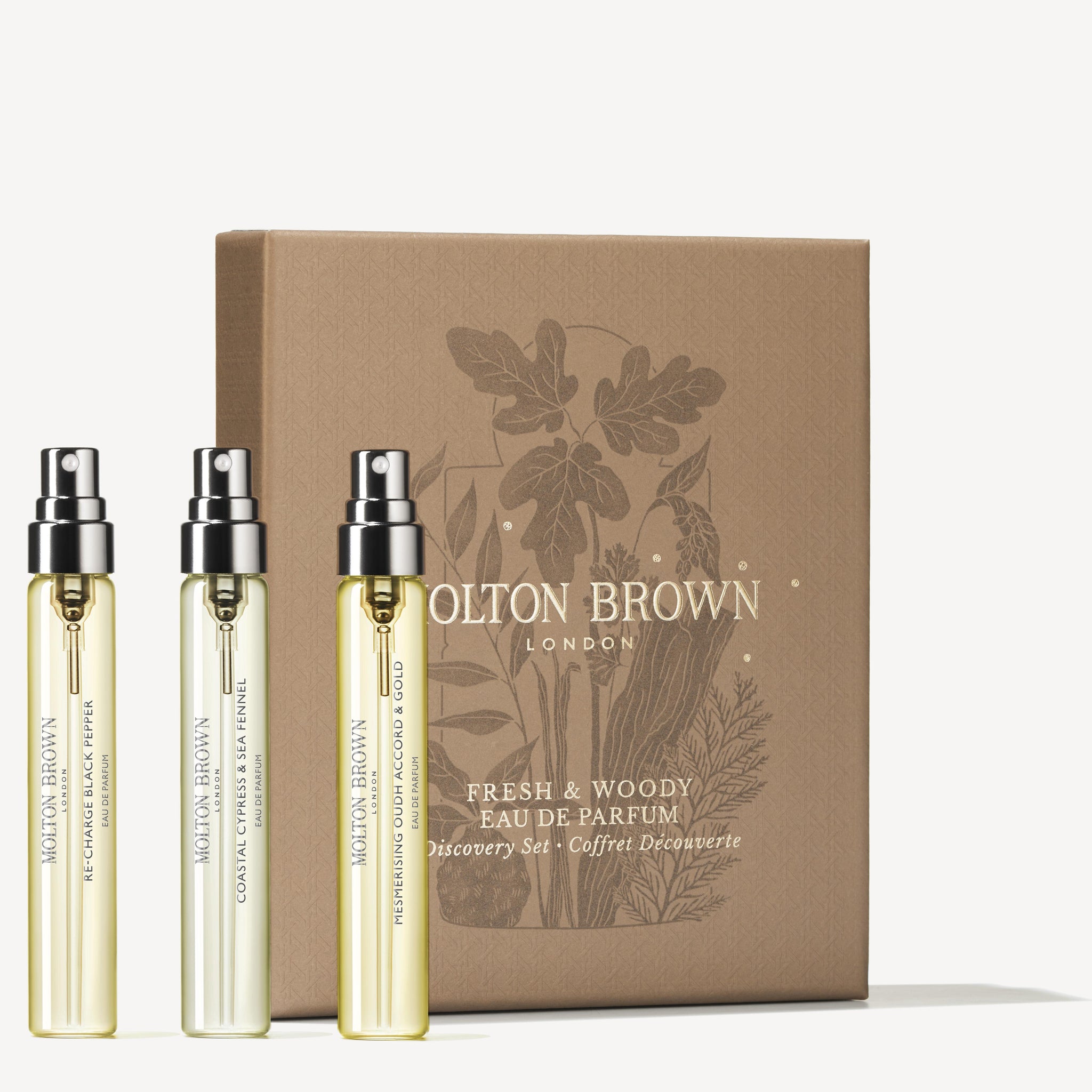 Molton Brown Masculine Trio Eau de Parfum Discovery Set (Fresh & Woody)